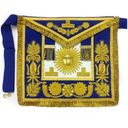 Grand Officers Blue Lodge Apron - Various Embroideries