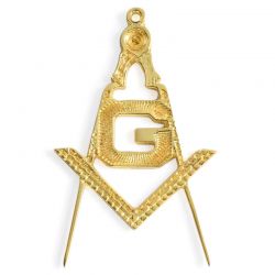 Master Mason Blue Lodge Collar Jewel - Gold